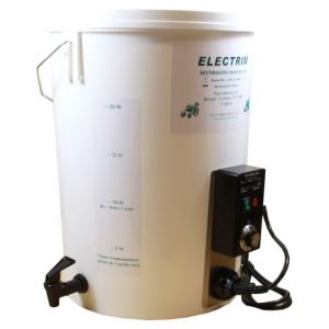 Electrim mashing bin