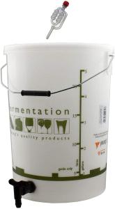 Youngs 25 litre Brewing Bucket with tap and airlock